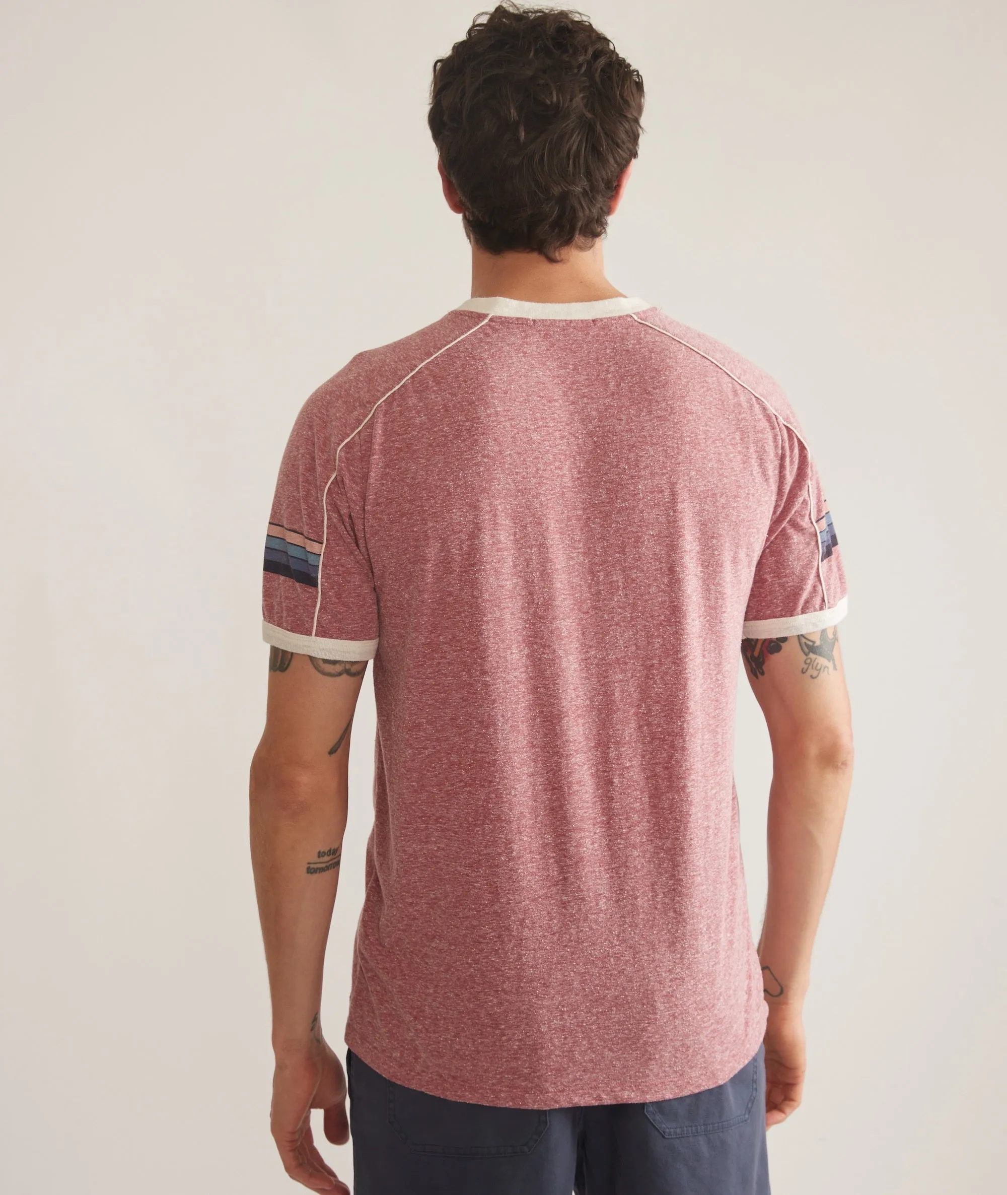 Varsity V Neck Tee sold by Marine Layer product image thumbnail 5
