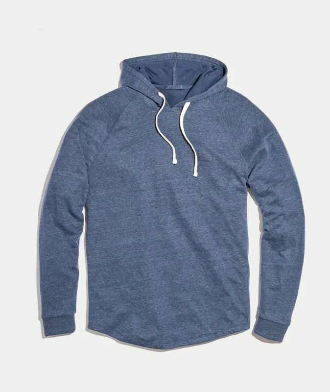 Double Knit Hoodie in Dark Navy sold by Marine Layer