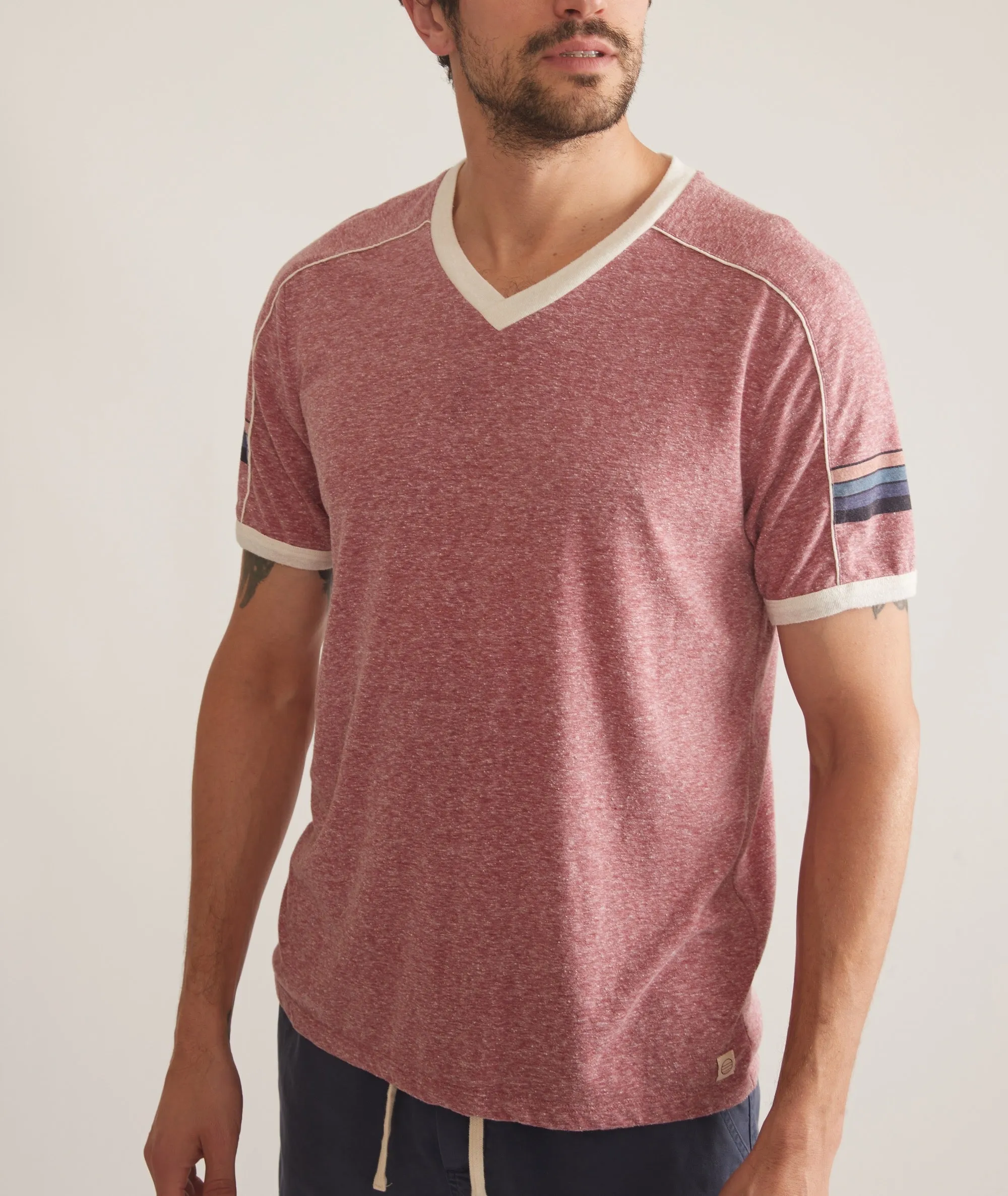 Varsity V Neck Tee sold by Marine Layer product image thumbnail 2