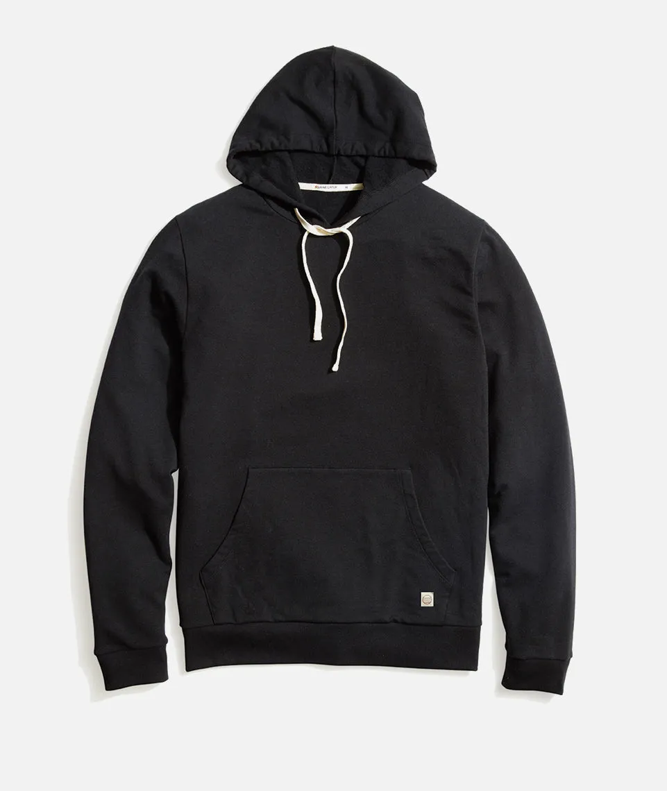 Men's Sunset Pullover Hoodie in Black sold by Marine Layer