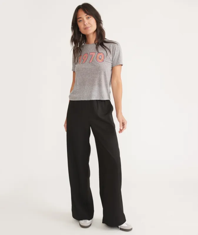 Allison Wide Leg Trouser sold by Marine Layer