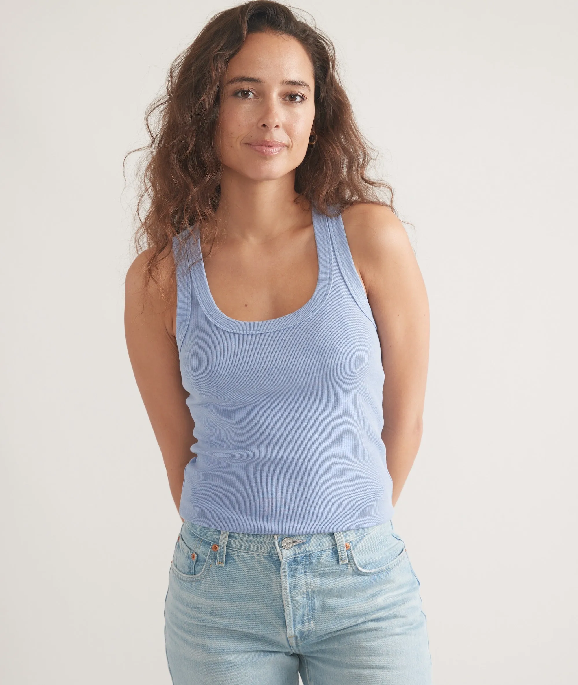 Lexi Rib Sun-In Tank sold by Marine Layer product image thumbnail 3