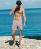 5" Swim Trunk in Faded Rose Geo Print sold by Marine Layer