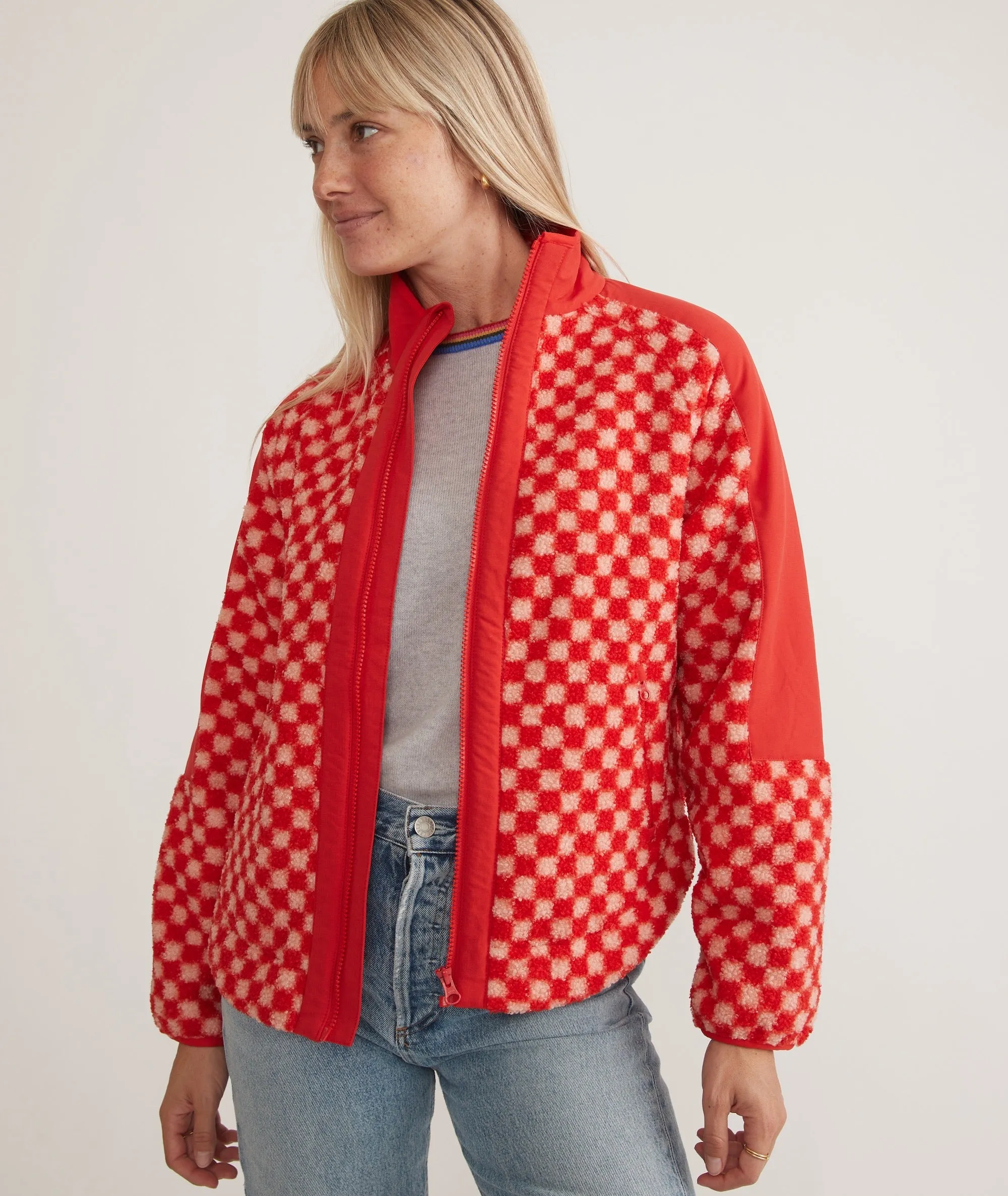 Blaire Sherpa Jacket sold by Marine Layer