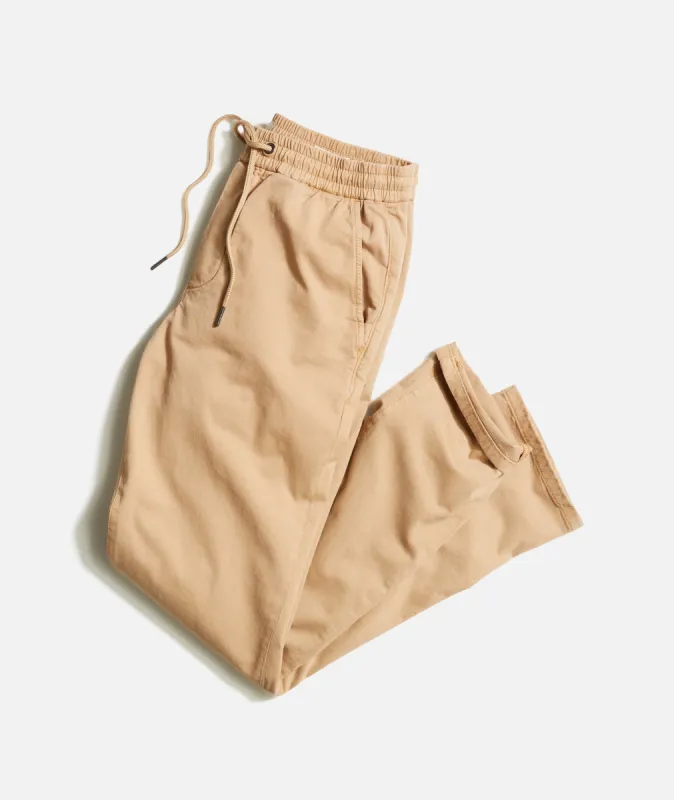 Saturday Slim Straight Twill Pant sold by Marine Layer