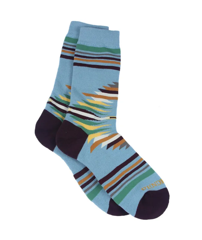 Pendleton Falcon Cove Sock in Aqua sold by Marine Layer
