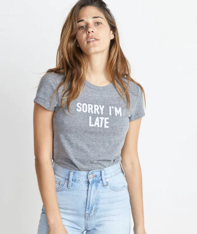 Sorry I'm Late...Again Tee sold by Marine Layer