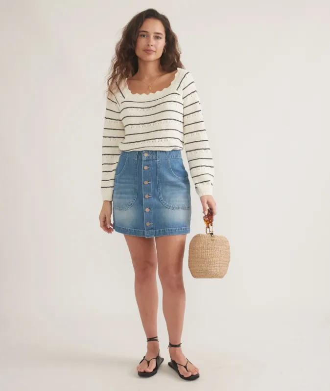 Emilia Mini Skirt sold by Marine Layer