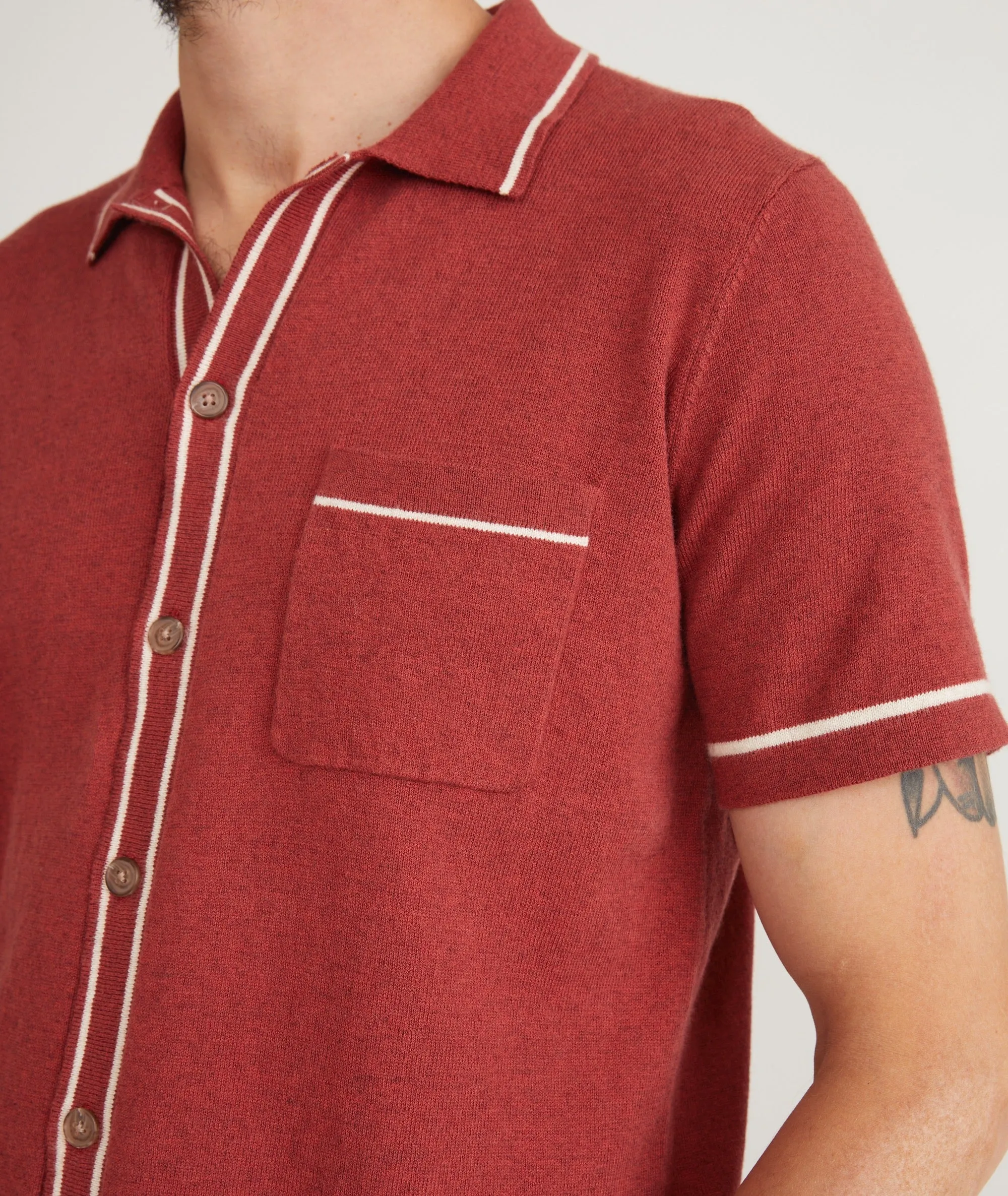 Wyatt Sweater Button Down sold by Marine Layer product image thumbnail 4