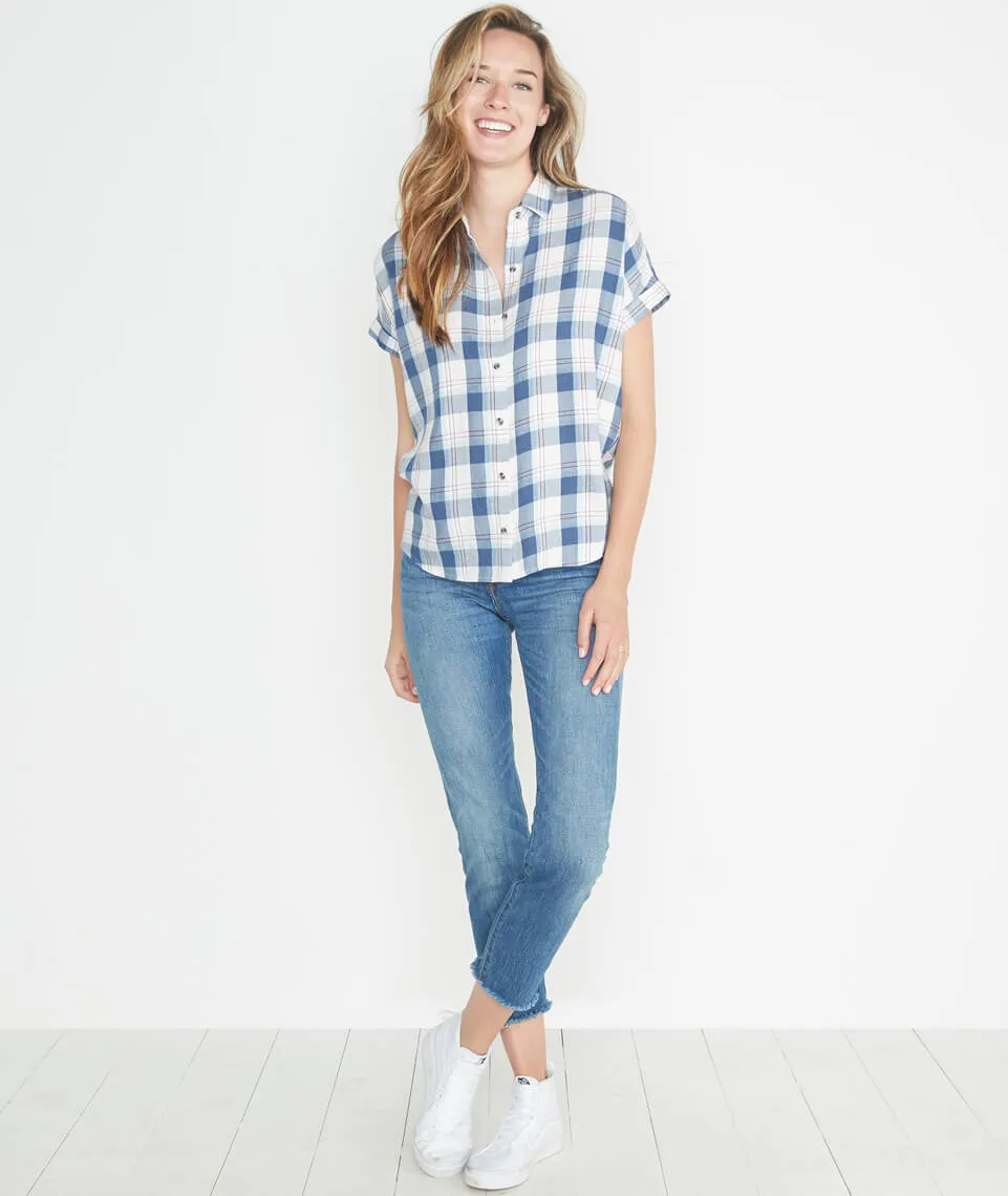 June Shortsleeve Button Down sold by Marine Layer product image thumbnail 2