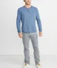 Lightweight Henley in Vintage Indigo Stripe sold by Marine Layer