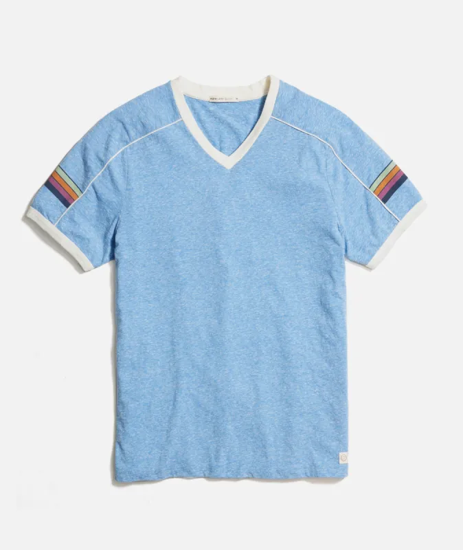 Varsity V-Neck Tee made by Marine Layer