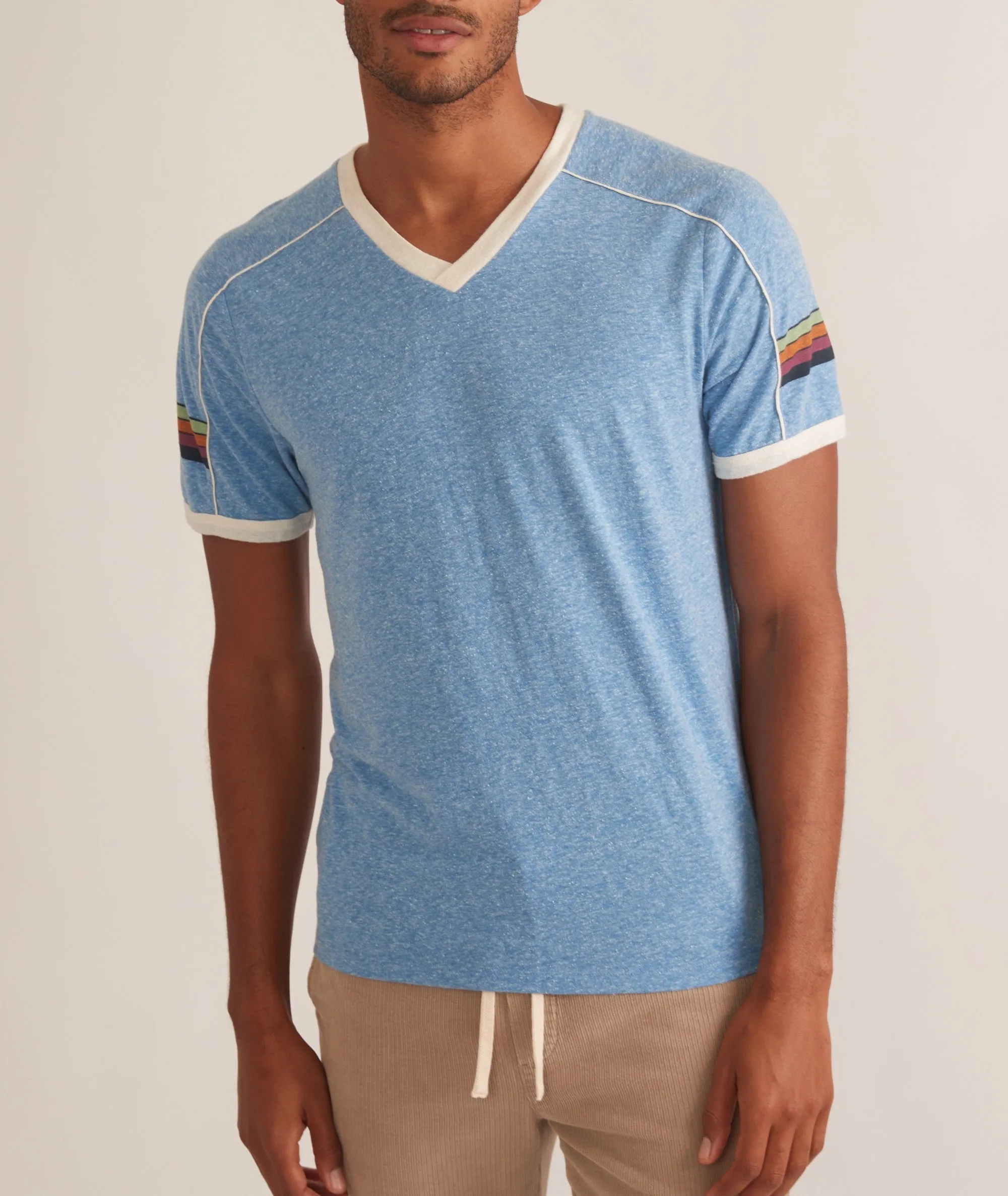 Varsity V-Neck Tee sold by Marine Layer product image thumbnail 2