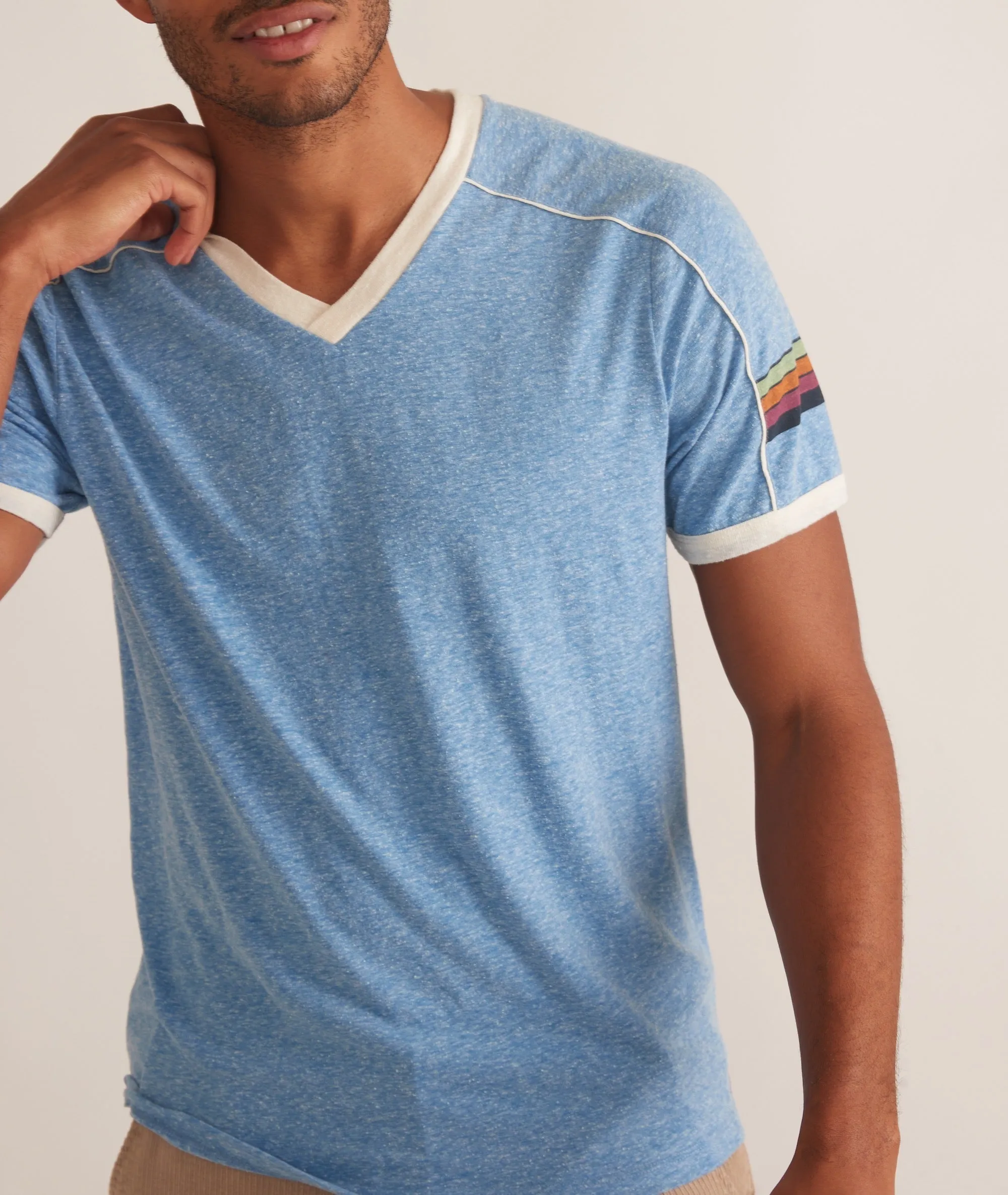 Varsity V-Neck Tee sold by Marine Layer product image thumbnail 3