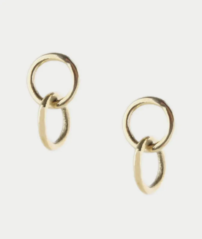 Soko Kumi Mini Hoop Studs sold by Marine Layer