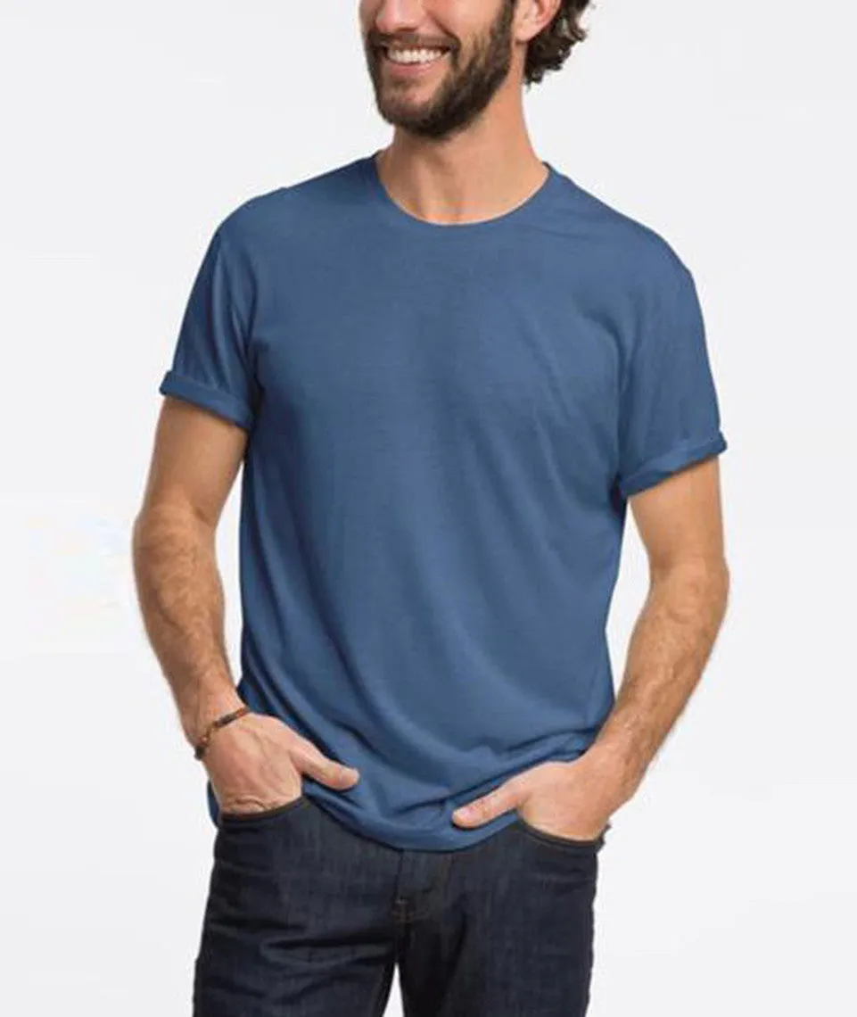 Signature Pigment Dye Crewneck - Real Teal sold by Marine Layer