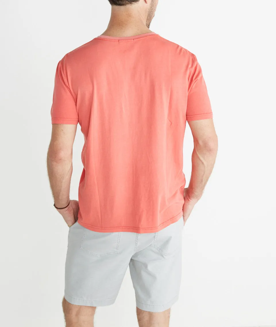 Signature Pigment Dye Crewneck - Paprika sold by Marine Layer product image thumbnail 3