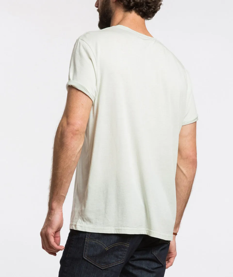 Signature Pigment Dye Crewneck - Bleached Aqua sold by Marine Layer product image thumbnail 2