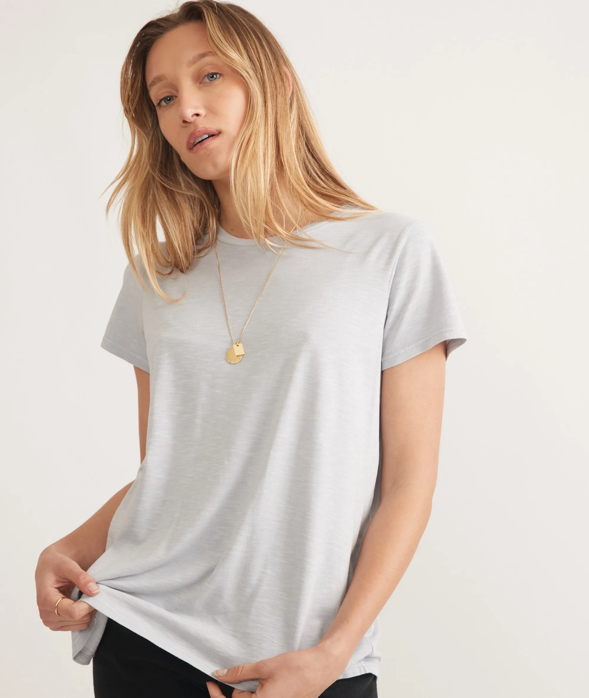 Swing Crew Tee sold by Marine Layer