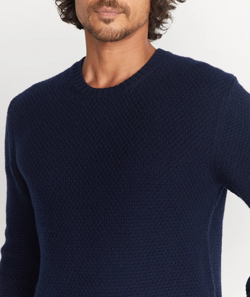Prescott Sweater in Navy sold by Marine Layer product image thumbnail 3