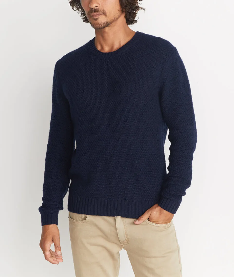 Prescott Sweater in Navy sold by Marine Layer product image thumbnail 2