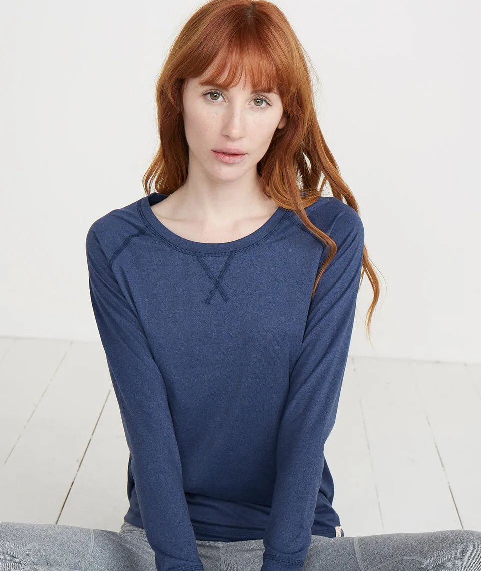 Serena Crewneck in Navy sold by Marine Layer product image thumbnail 2