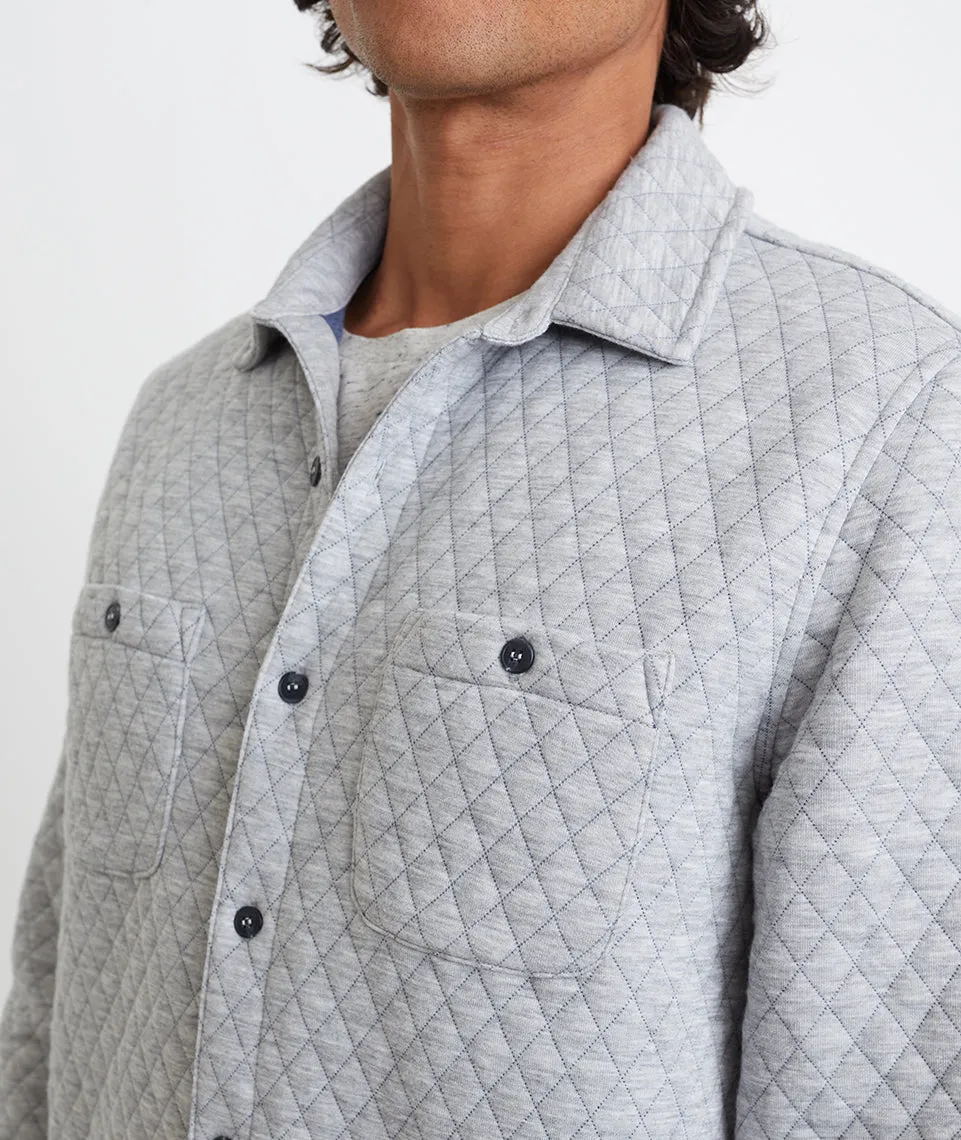 Filbert Quilted Overshirt sold by Marine Layer product image thumbnail 4