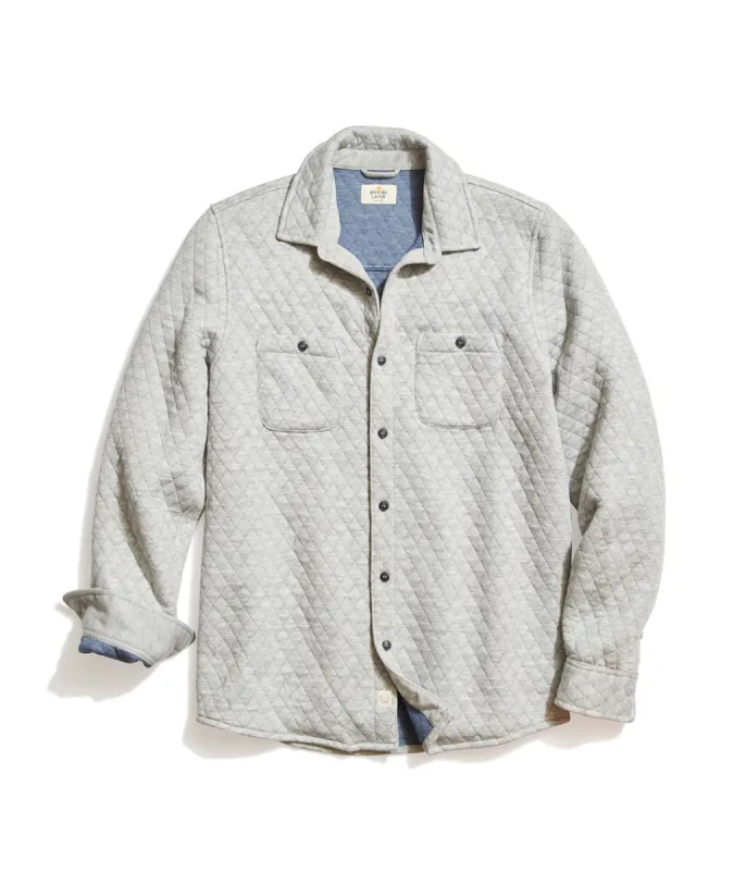 Filbert Quilted Overshirt sold by Marine Layer