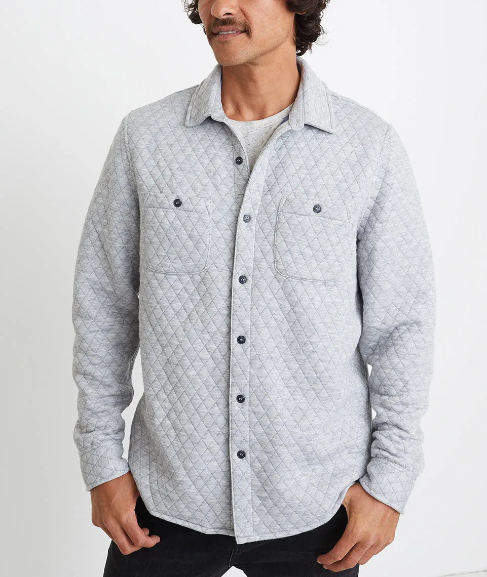 Filbert Quilted Overshirt sold by Marine Layer product image thumbnail 2