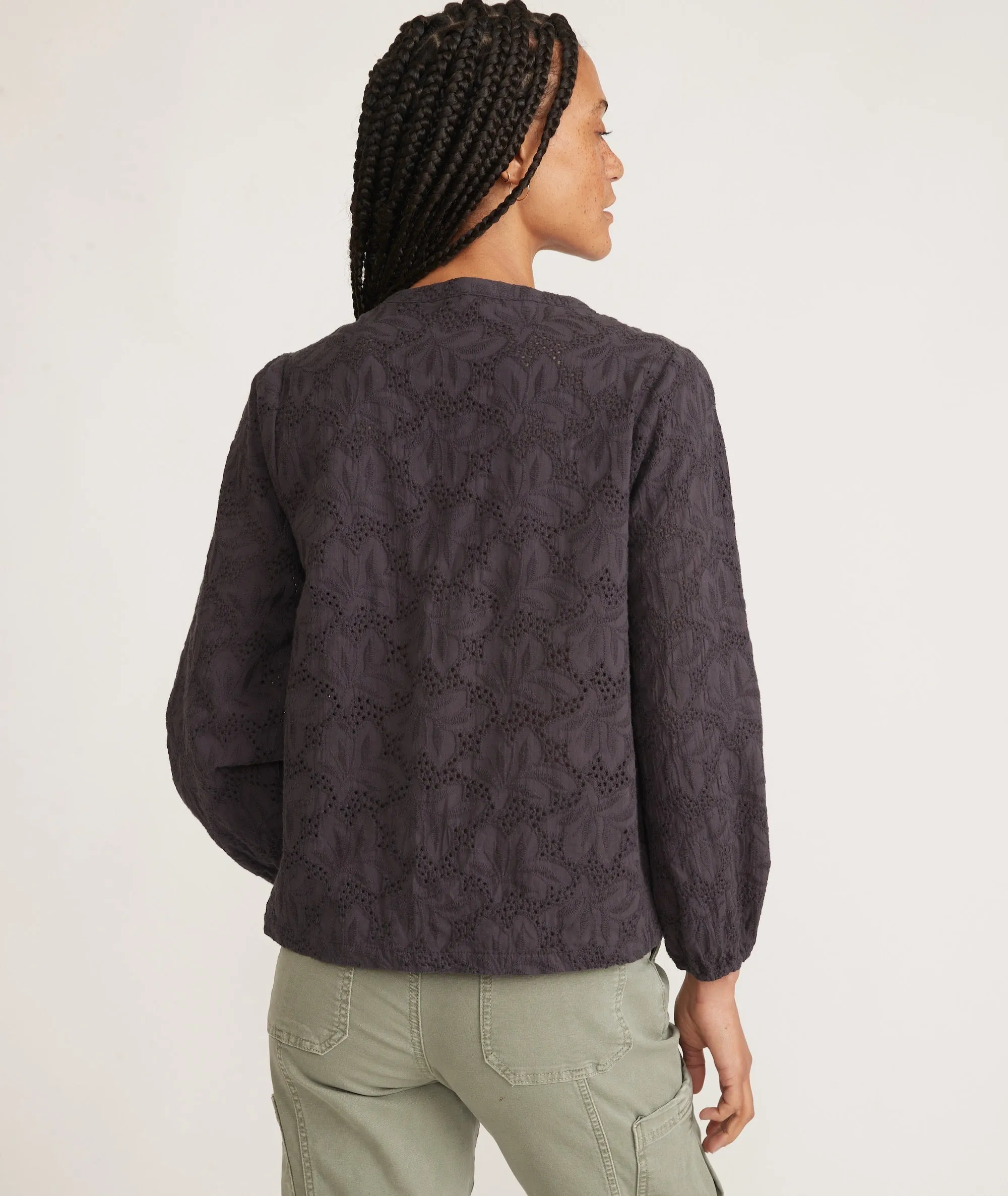 Eyelet Colette Top sold by Marine Layer product image thumbnail 4