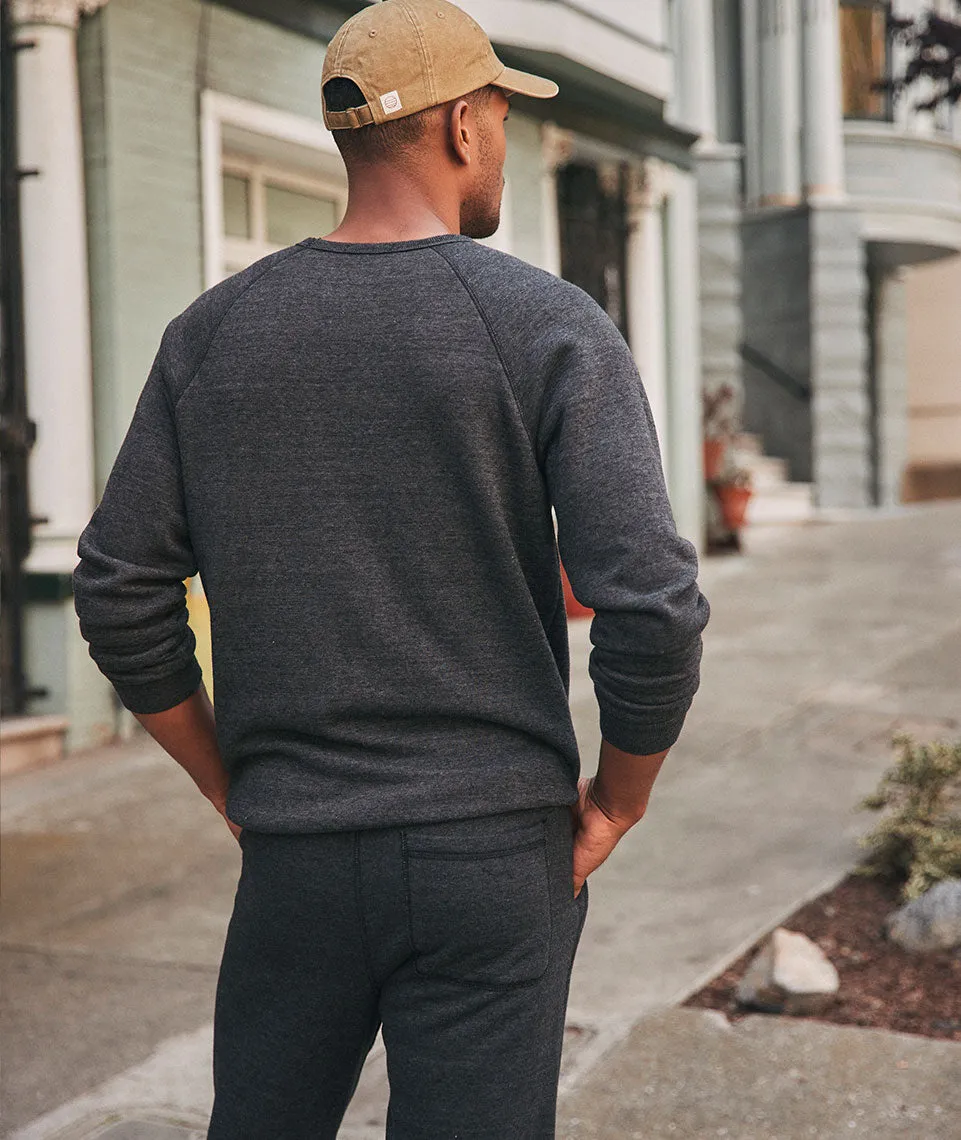 Men's Custom Dyed Sherpa Crew Pullover sold by Marine Layer product image thumbnail 4