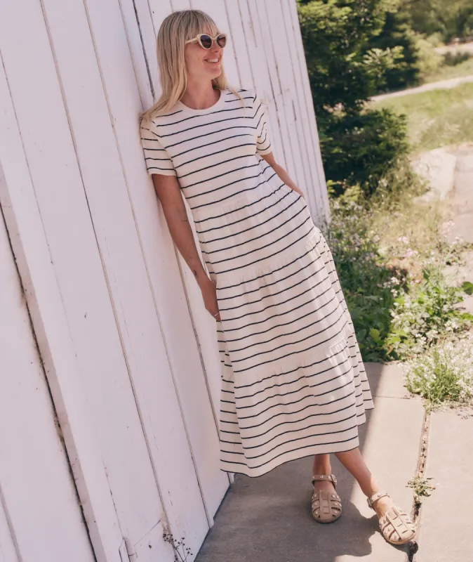 Sadie Vintage Slub Midi Dress sold by Marine Layer