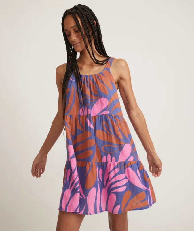 Leila Double Cloth Mini Dress sold by Marine Layer