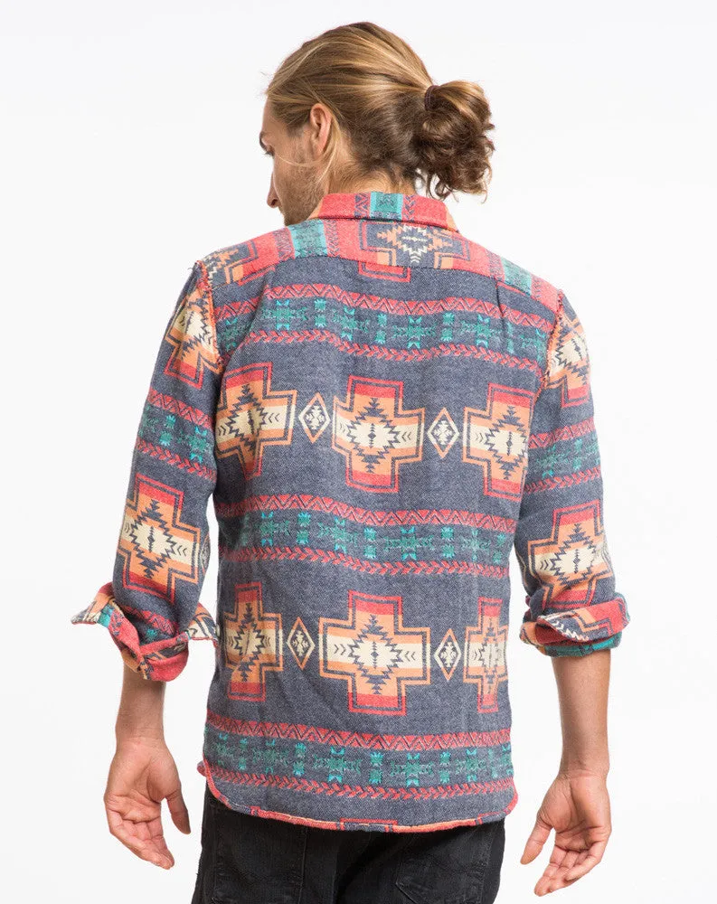 The Winslow Aztec Shacket sold by Marine Layer product image thumbnail 3