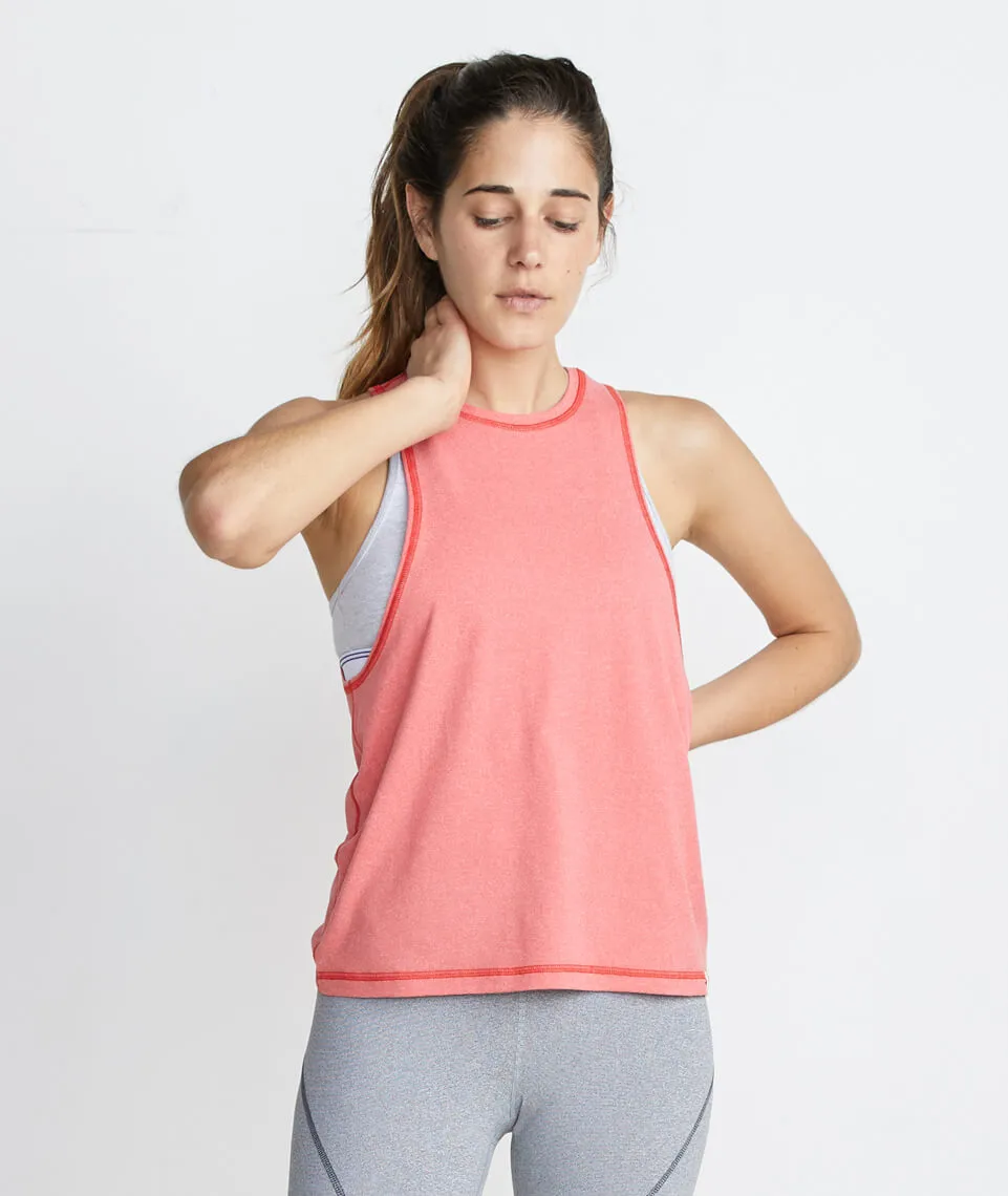 Sally Tank in Molten Lava sold by Marine Layer