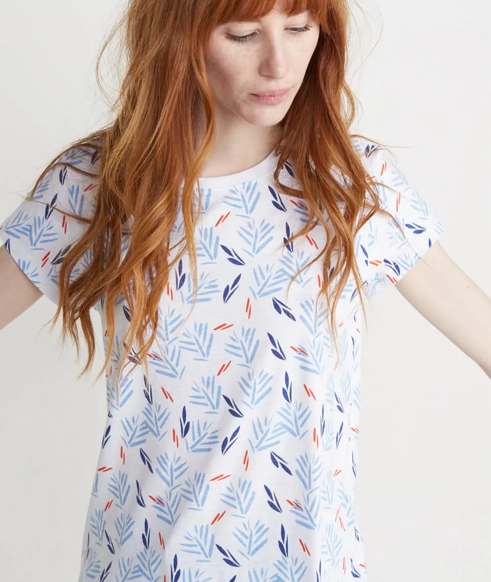 Swing Crew in Leaf Print sold by Marine Layer product image thumbnail 4