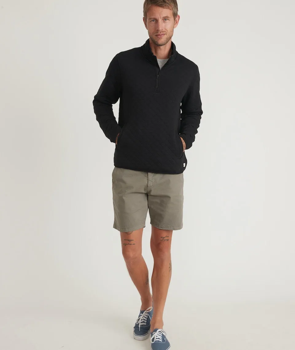 Men's Corbet Quarter Zip Pullover in Black sold by Marine Layer product image thumbnail 2