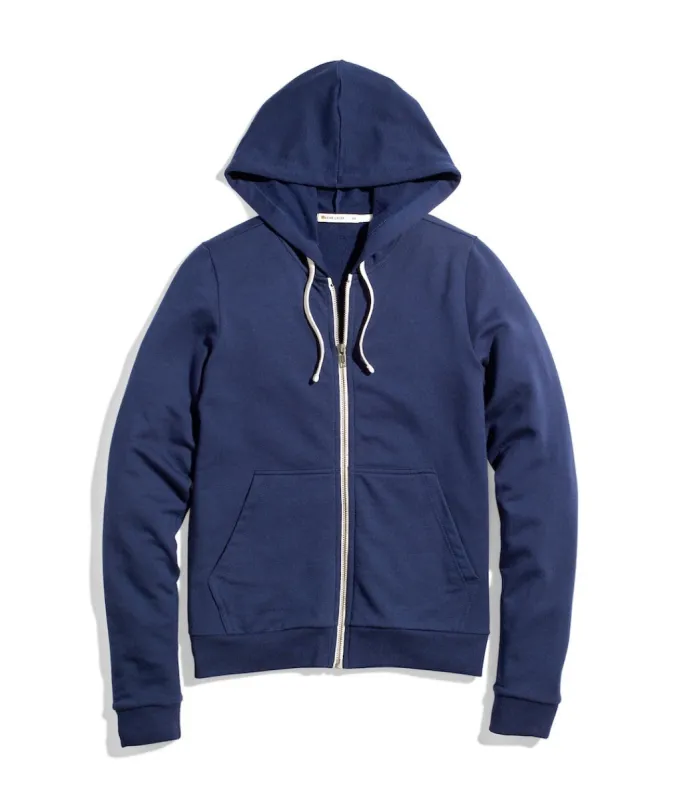 Women's Afternoon Hoodie in True Navy sold by Marine Layer