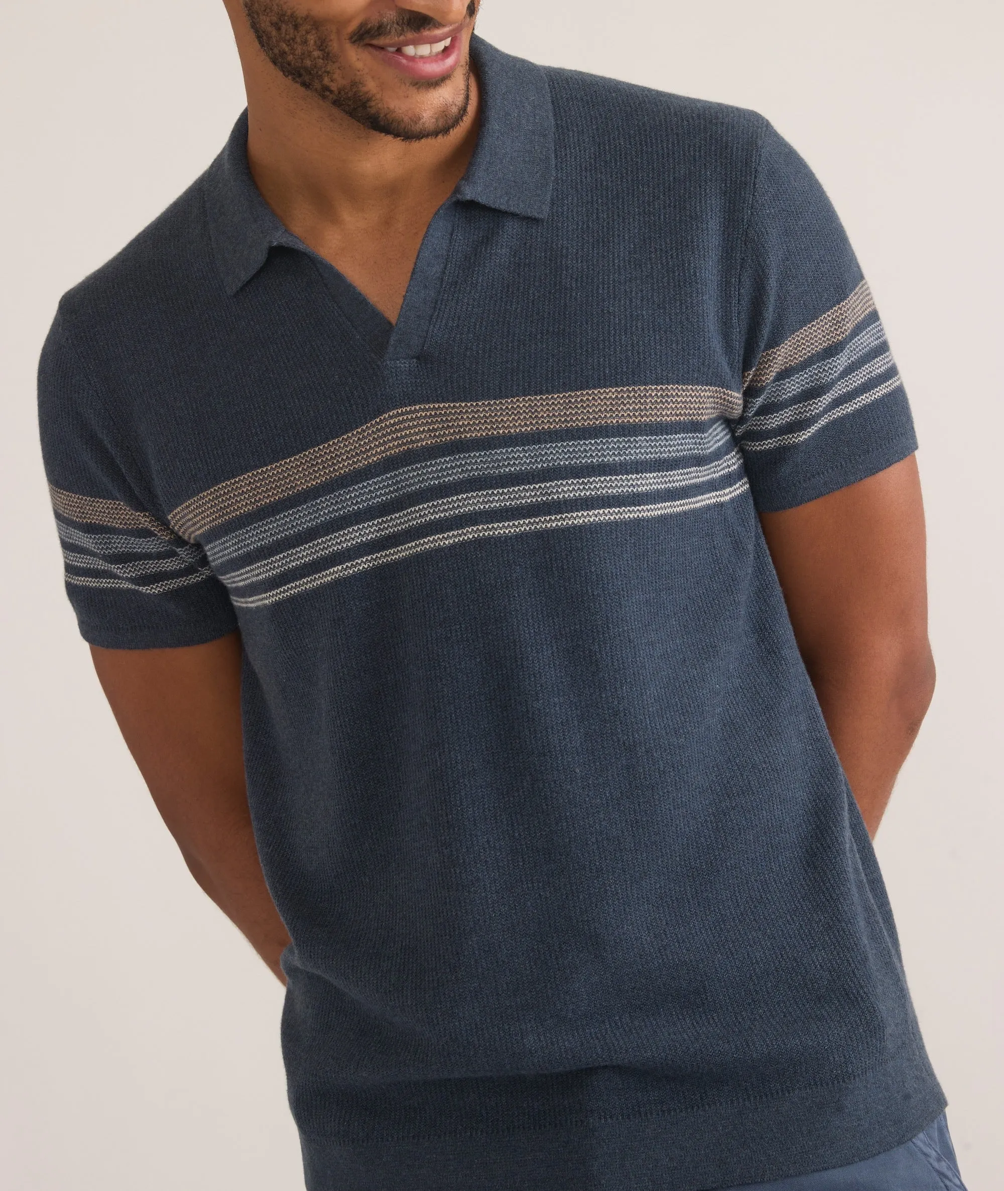 Liam Sweater Polo sold by Marine Layer product image thumbnail 2