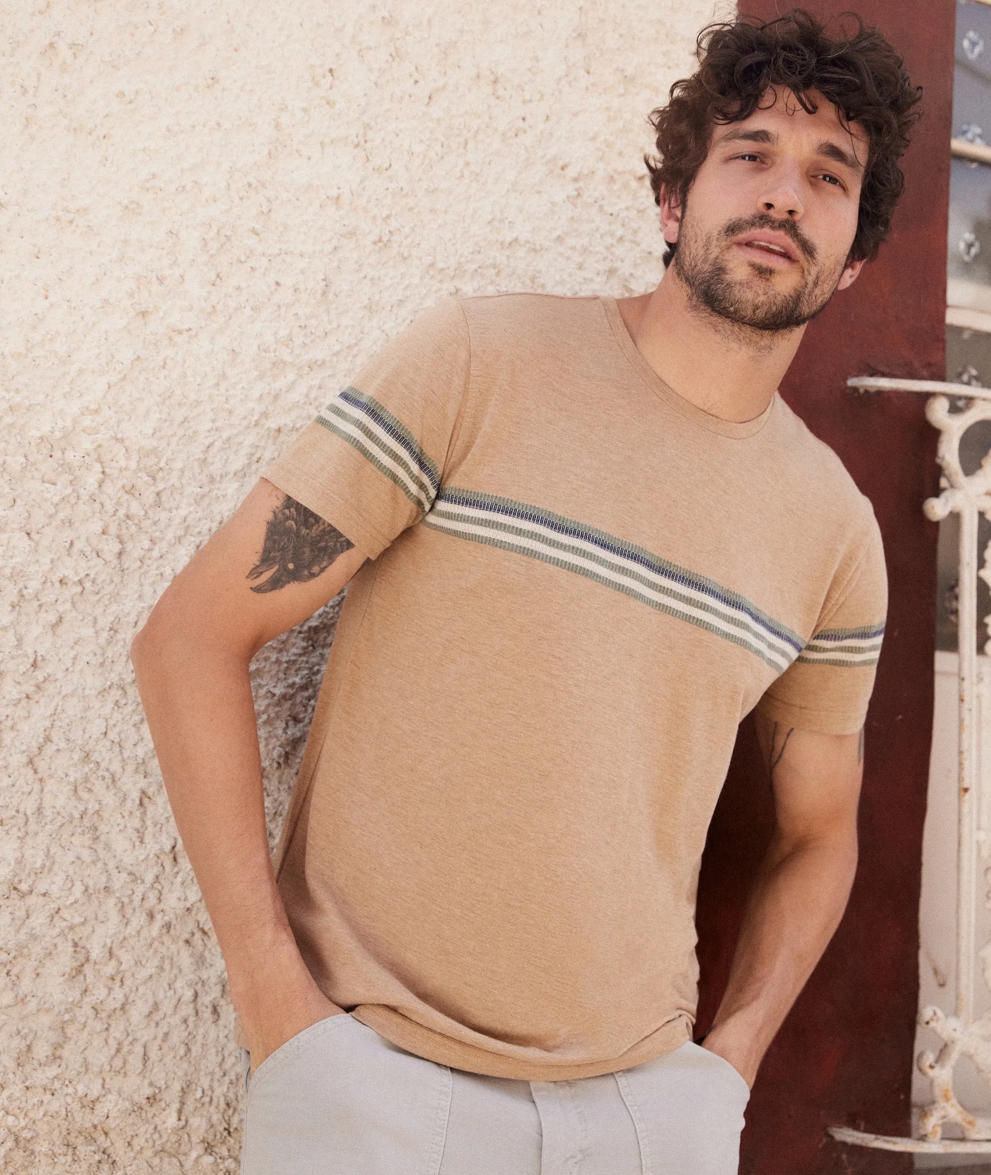 Signature Crew Tee sold by Marine Layer product image thumbnail 3