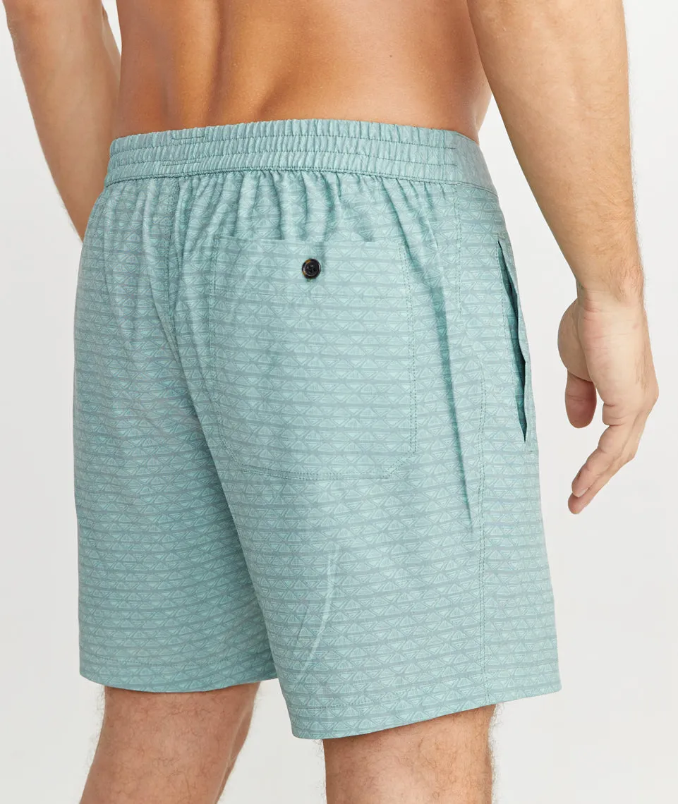 Summer Short in Green Print sold by Marine Layer product image thumbnail 5