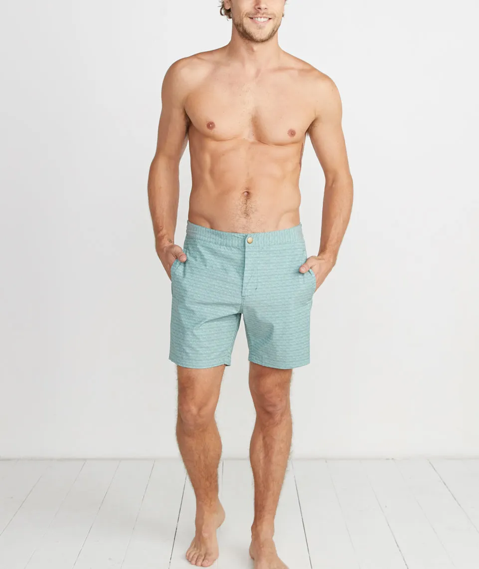 Summer Short in Green Print sold by Marine Layer product image thumbnail 3
