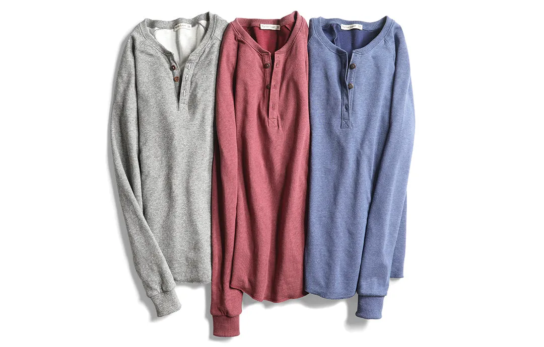 Gals Henley MC sold by Marine Layer