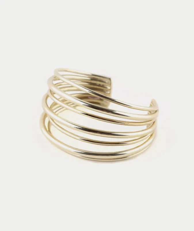 Soko Layered Strand Cuff made by Marine Layer