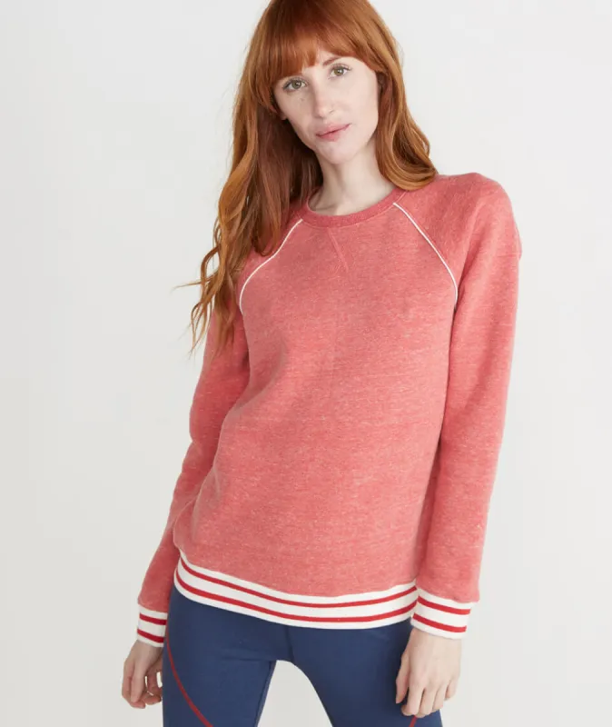 Jenny Sweatshirt in Crimson sold by Marine Layer