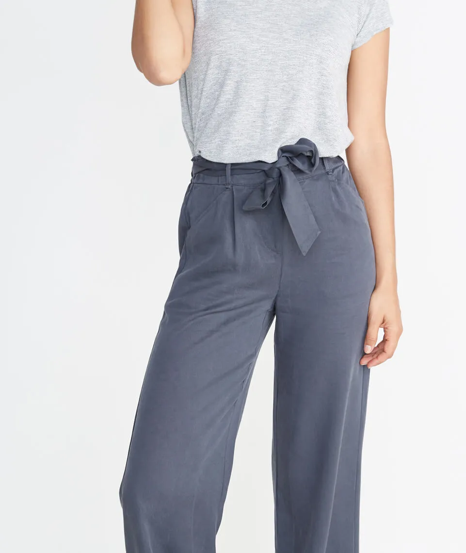 Ivy Wide Leg Pant in Faded Black sold by Marine Layer product image thumbnail 4