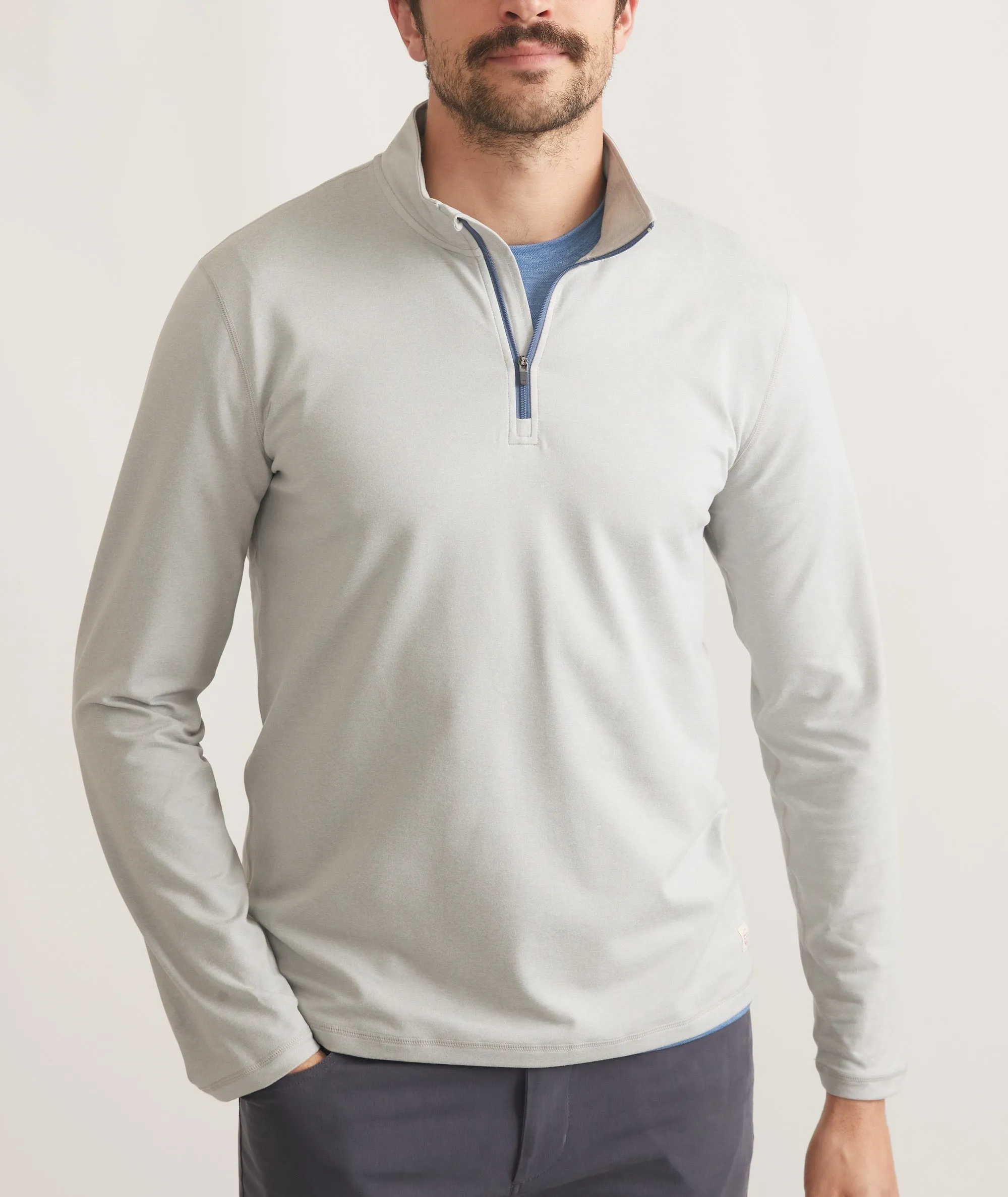Re-Spun Sport Quarter Zip sold by Marine Layer product image thumbnail 2