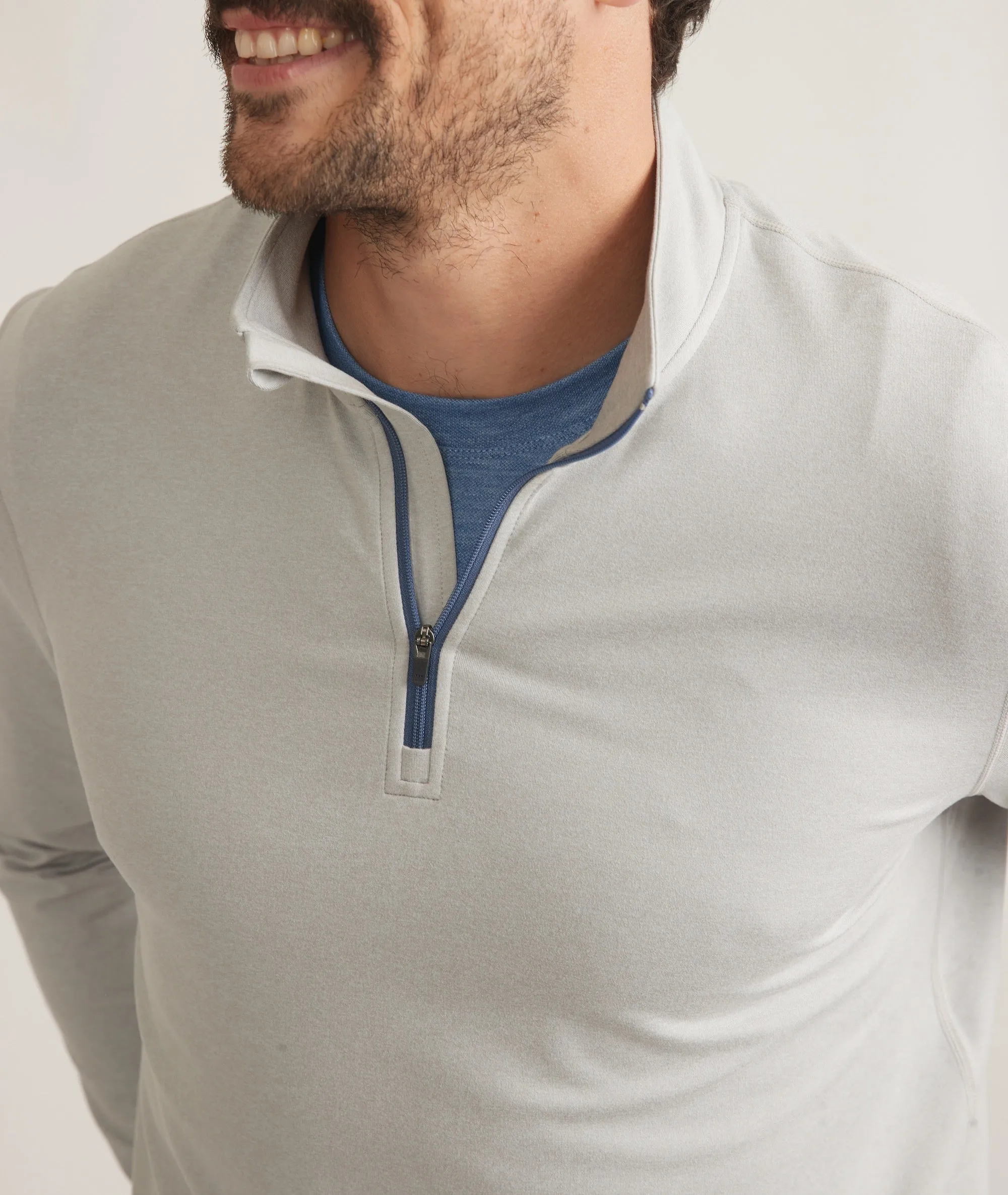 Re-Spun Sport Quarter Zip sold by Marine Layer product image thumbnail 3