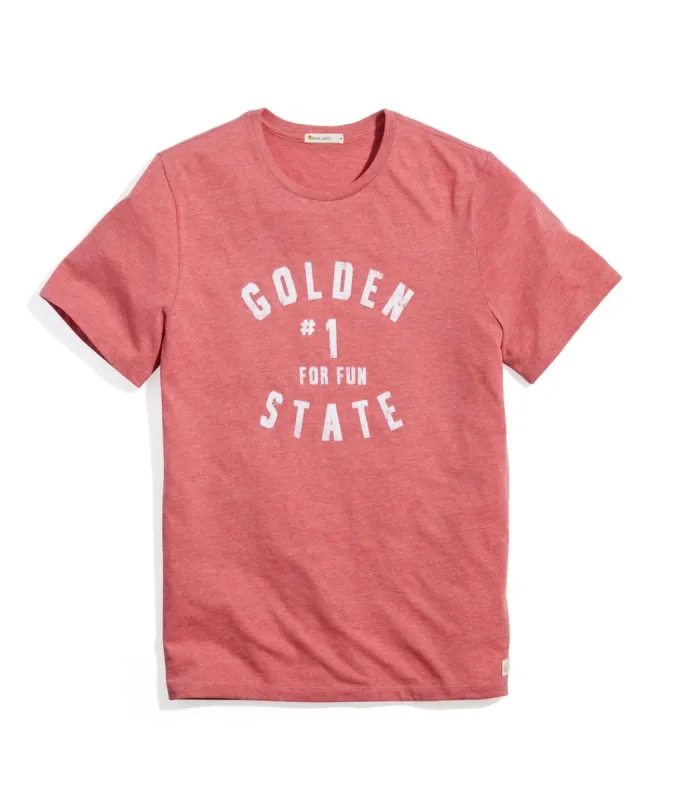 Signature Crew Graphic Tee in Faded Apple sold by Marine Layer