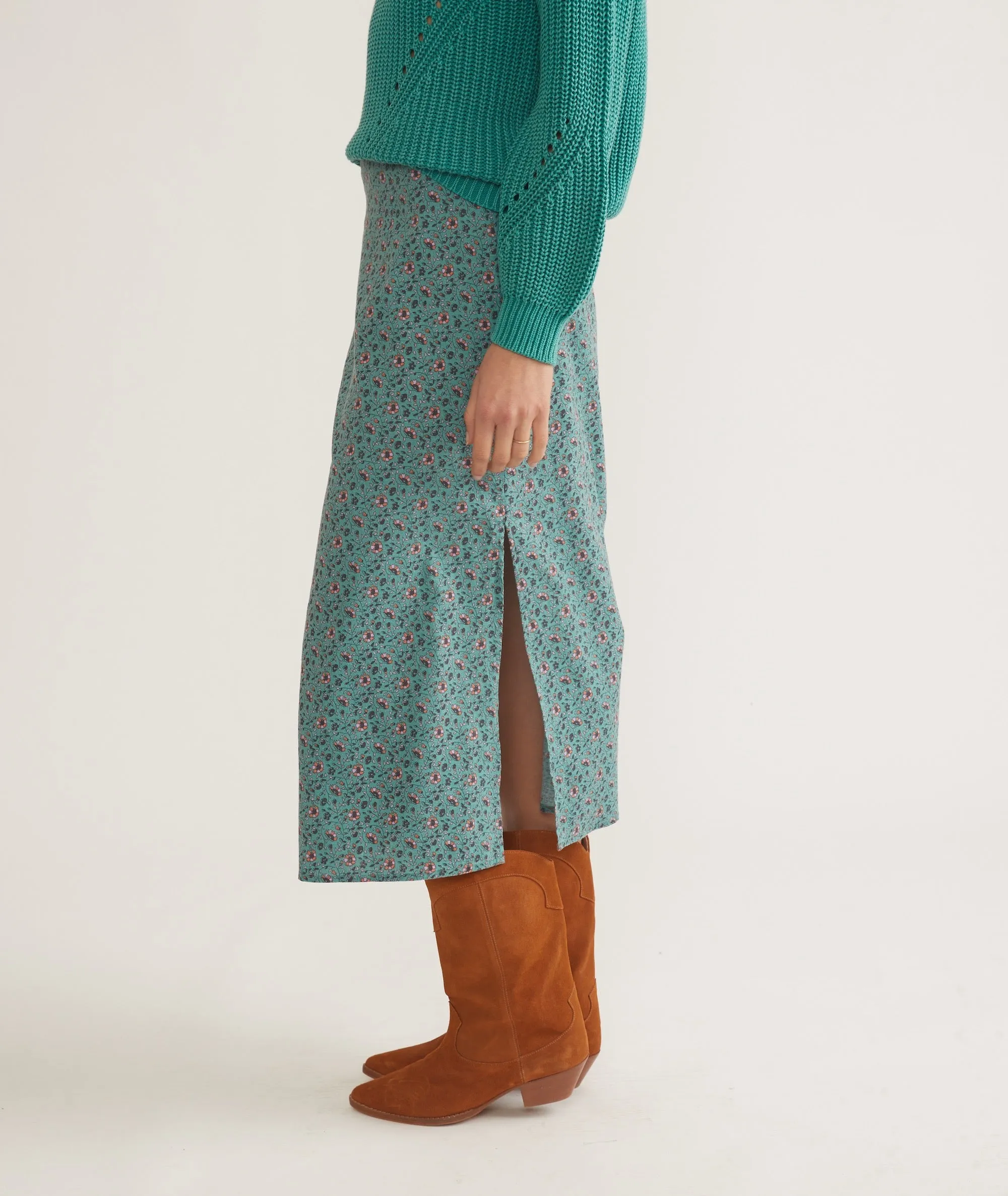 Ryan Slip Midi Skirt sold by Marine Layer product image thumbnail 4